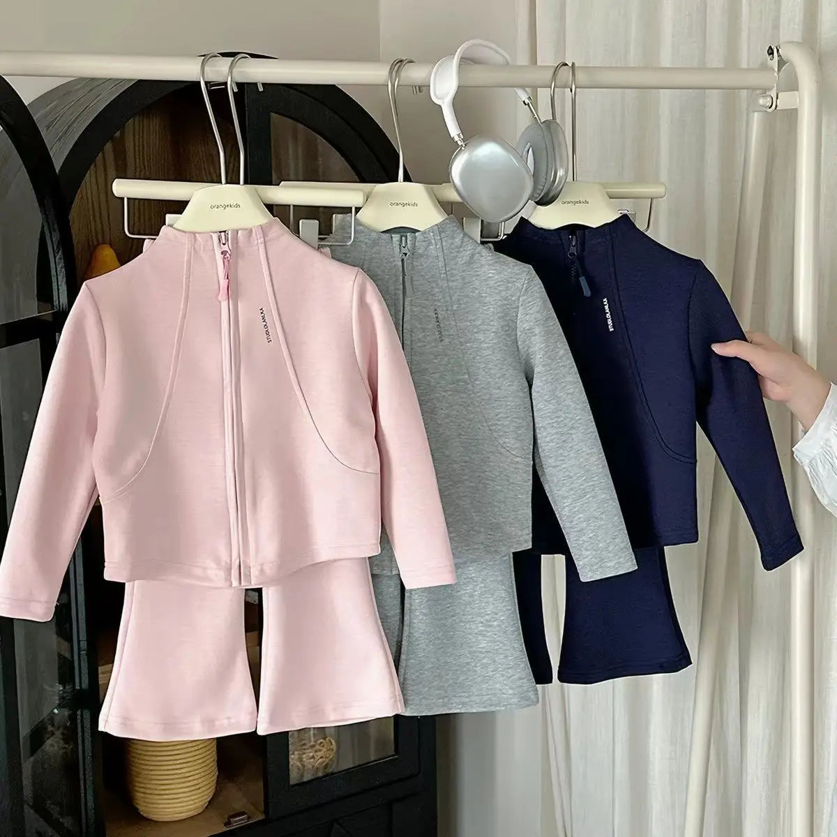 New Spring Autumn Baby Clothes Suit Children Girls Jacket Pants 2Pcs/Sets Infant Clothing Toddler Casual Costume Kids Tracksuits