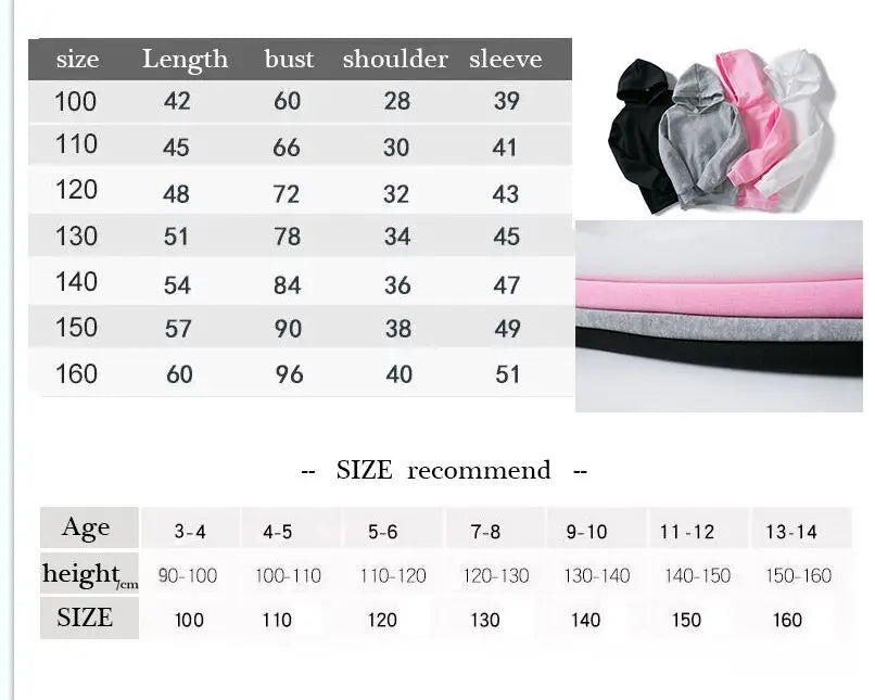Kids Coat Autumn Winter Hoodie 3‑12Years Boy Girl Toddler Pullover Top+Pants 2P Casual Outfit Tracksuit Jogging Fashion Clothing