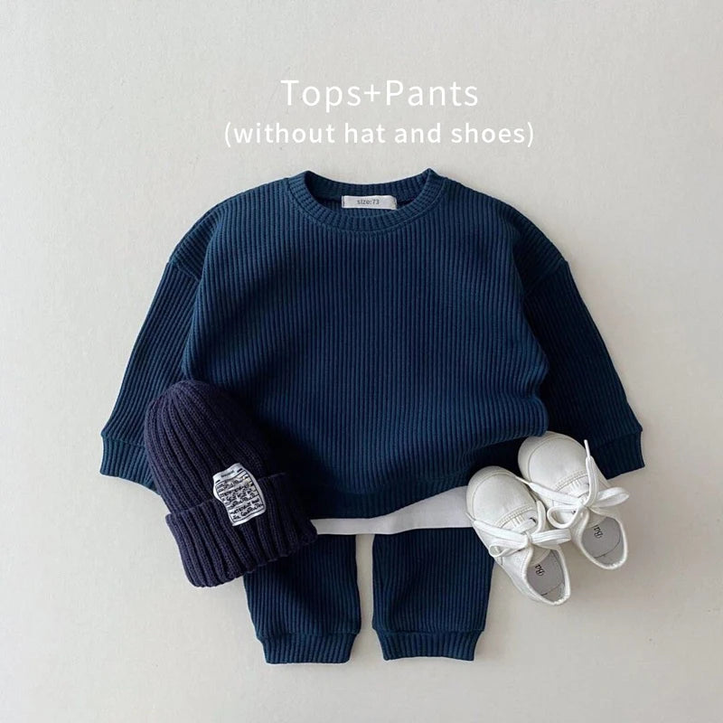 Baby's long sleeve Tracksuit Tops+Pants