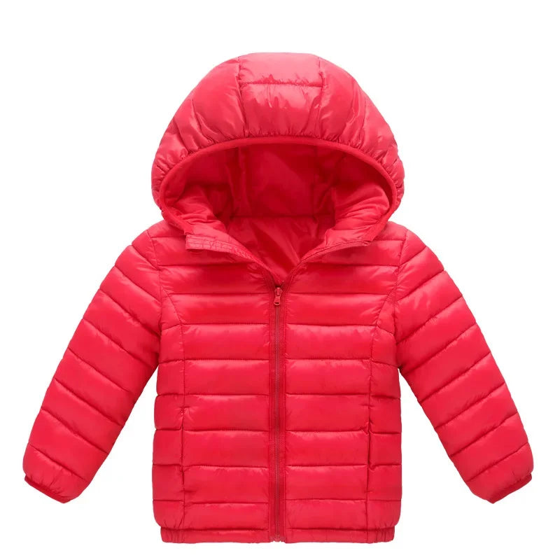 New Fashion Children Jacket Outerwear Boys and Girl Autumn Clothes Warm Down Hooded Coat Teenage Parka Kids Winter Clothing